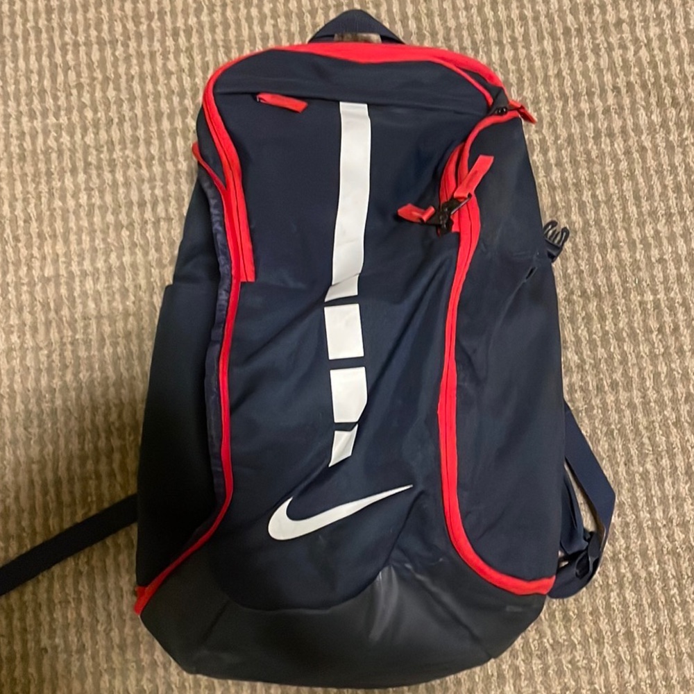 Red White and Blue Nike Elite backpack 🎒